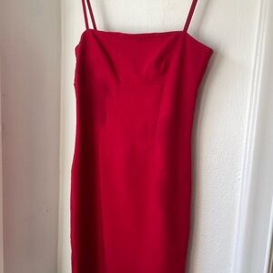 90s vintage Red Strappy Dress